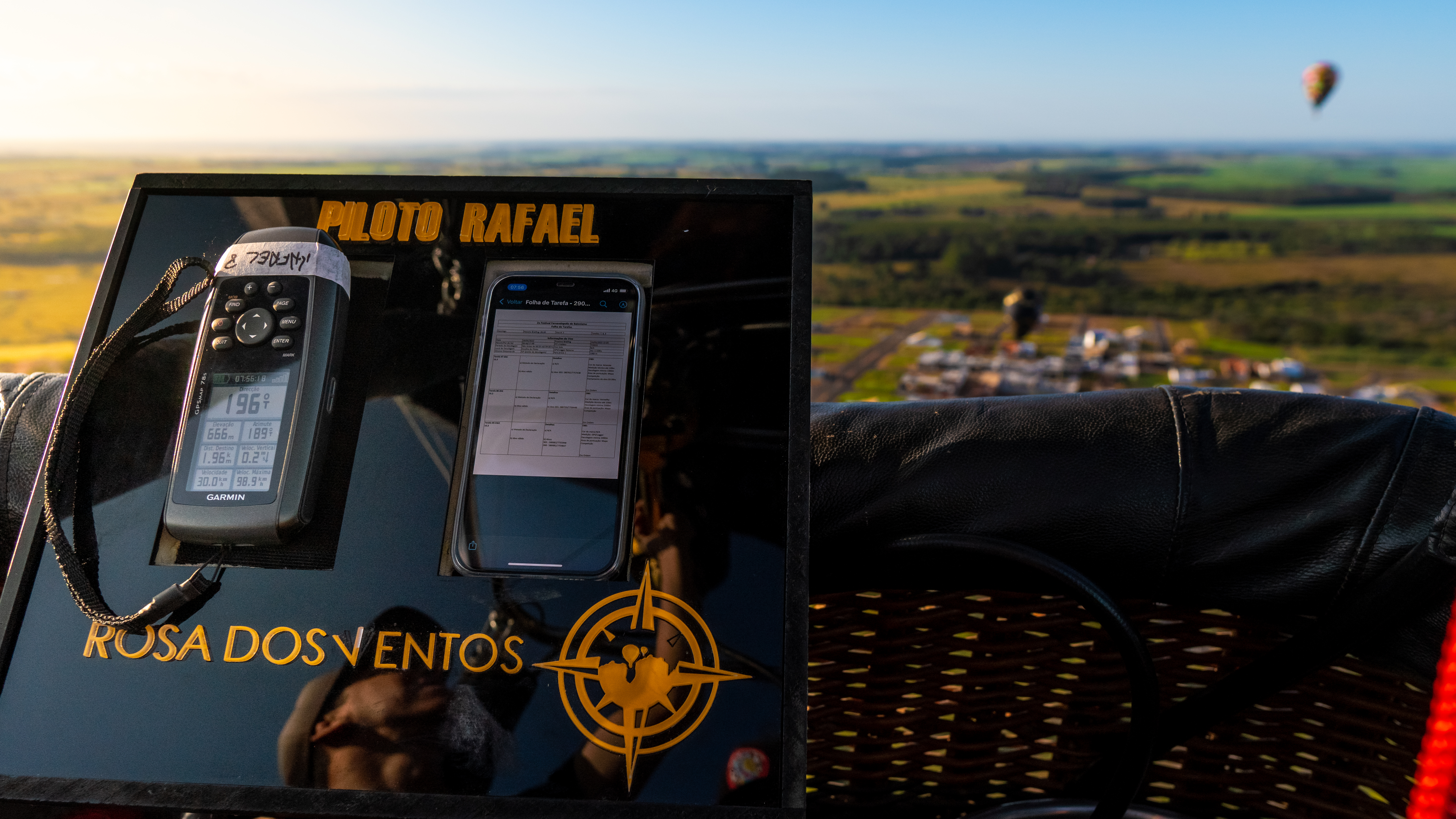 Voo de balão certificado — Rosa dos Ventos Balonismo